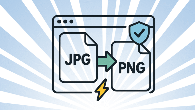 Convert JPEG to PNG Online — No Upload (Fast & Private)